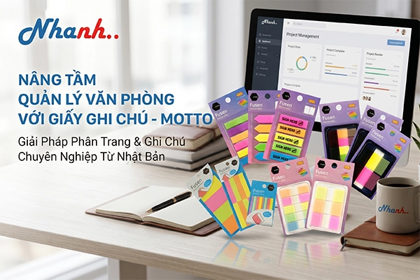 Giấy Ghi Chú, Film Phân Trang Motto – Giải Pháp Quản Lý Công Việc Hiệu Quả Cho Doanh Nghiệp